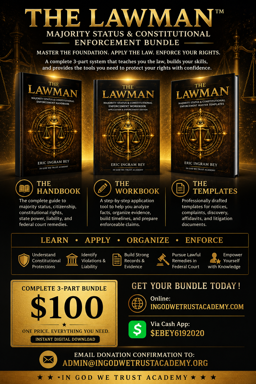 The Lawman Series: God's Law, My Salvation Ebook Bundle (Please allow up to 72 hours for delivery of digital materials)