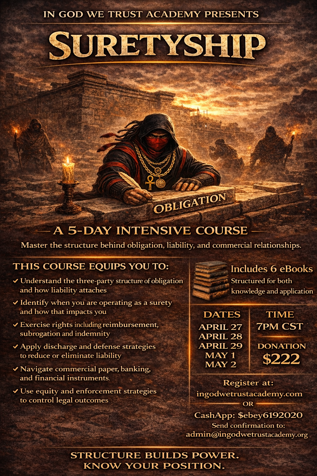 The Lawman Series: Suretyship 5 Day Course