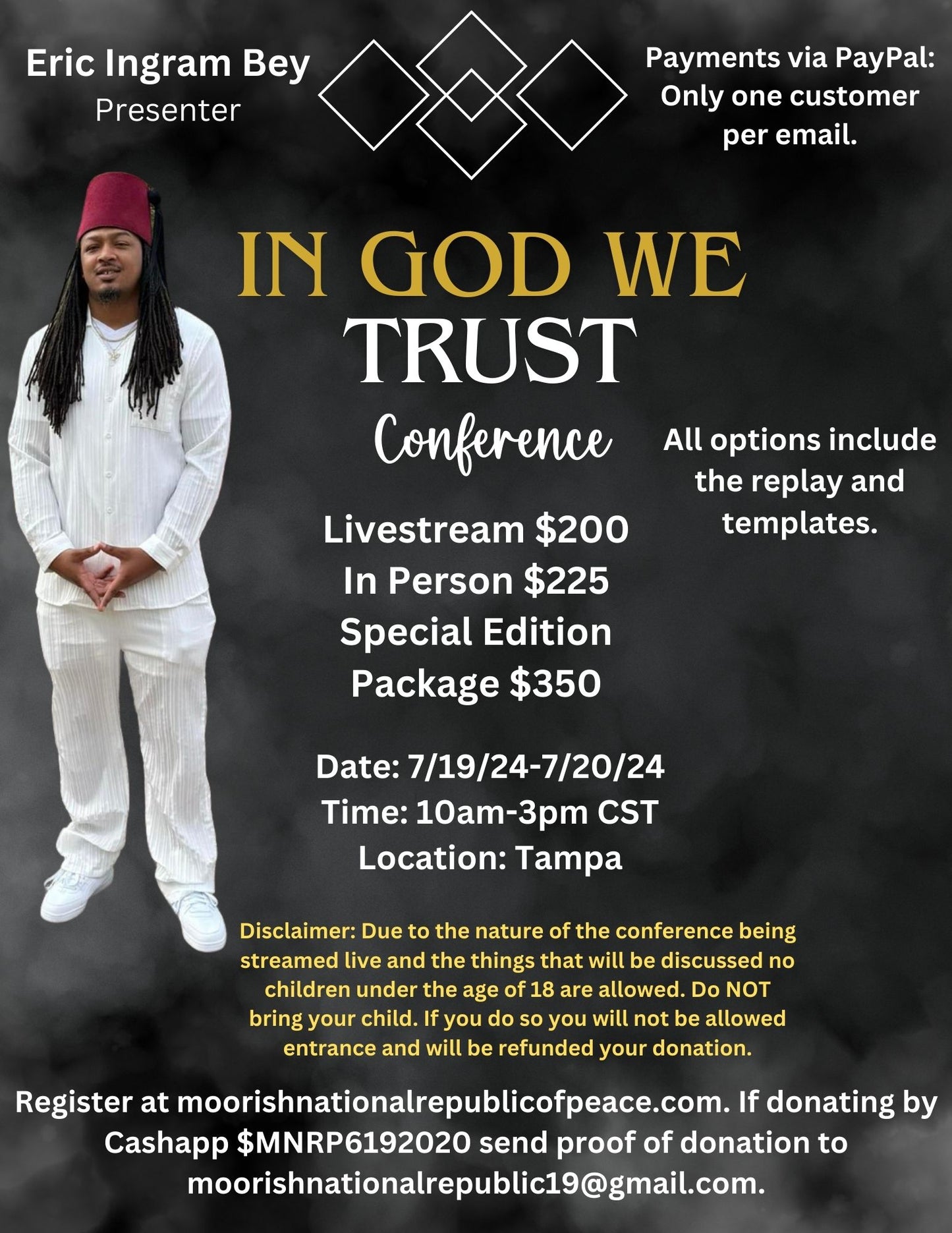 In God We Trust Conference-Tampa Replay + Templates (Non Refundable)