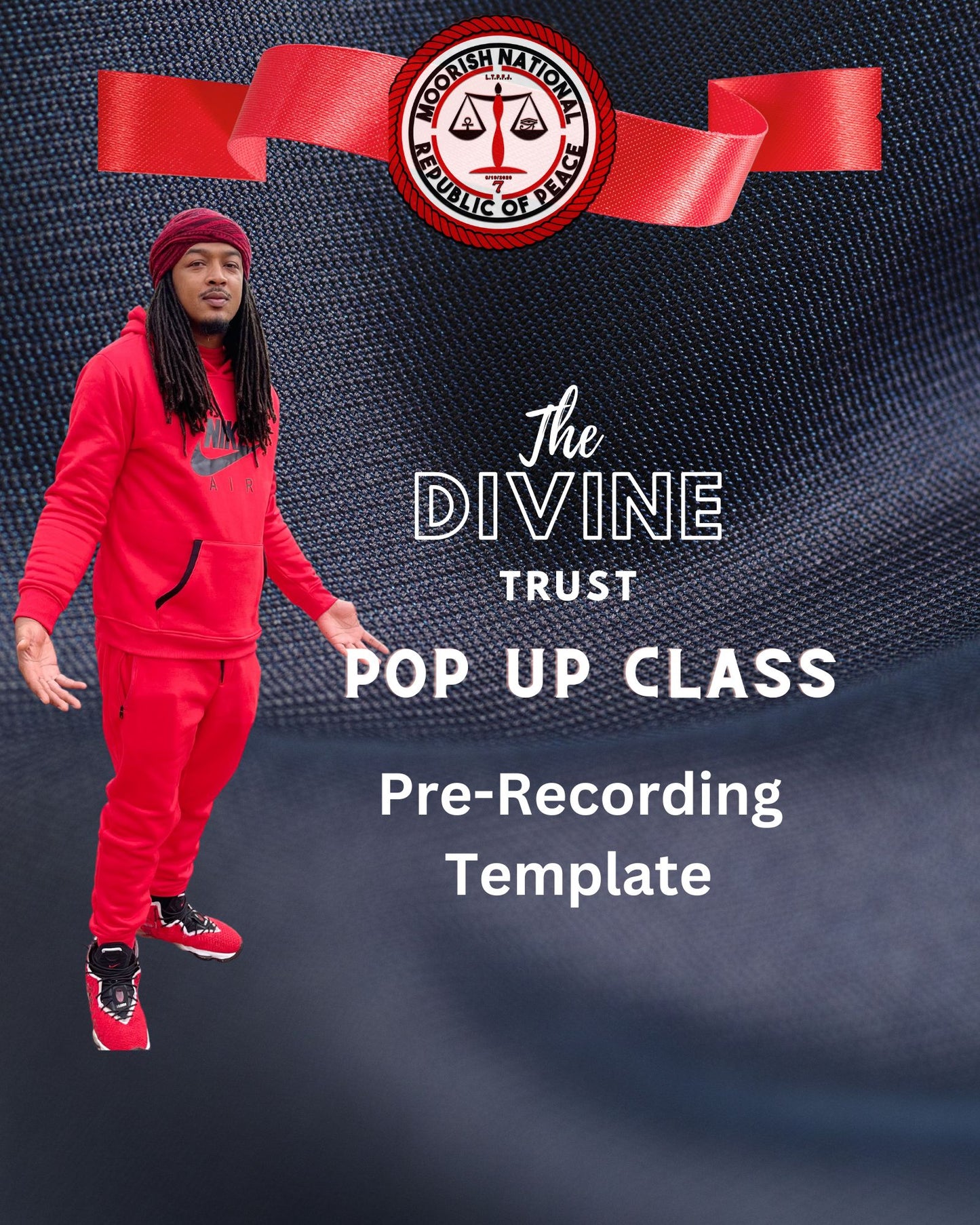 The Divine Trust Pop Up Class Deluxe (Pre-recorded Class, Template) (Materials be emailewill d within 72 hours)