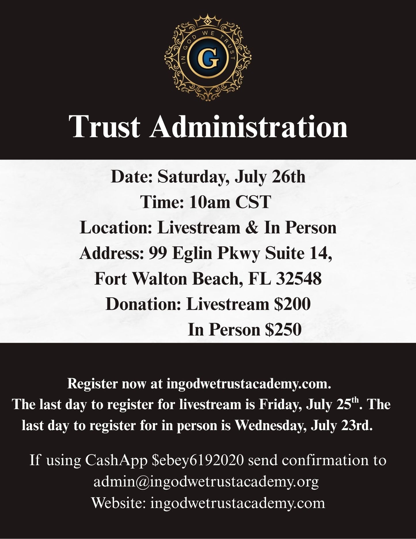 Trust Administration Conference-Destin, FL (Replay and Templates)