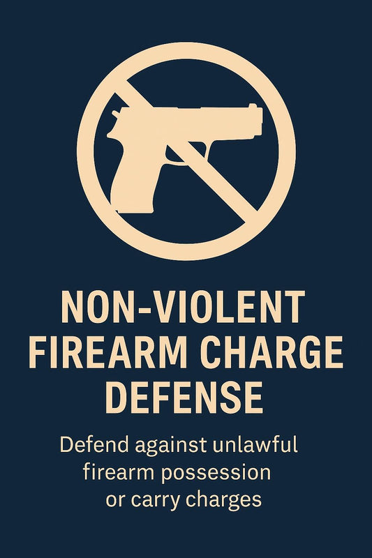 Non Violent Firearm Charge Defense Service