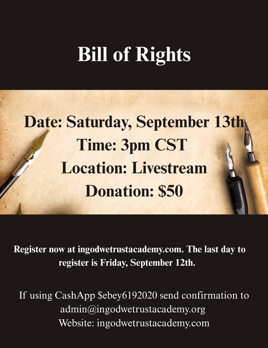 Bill of Rights Replay and Ebook