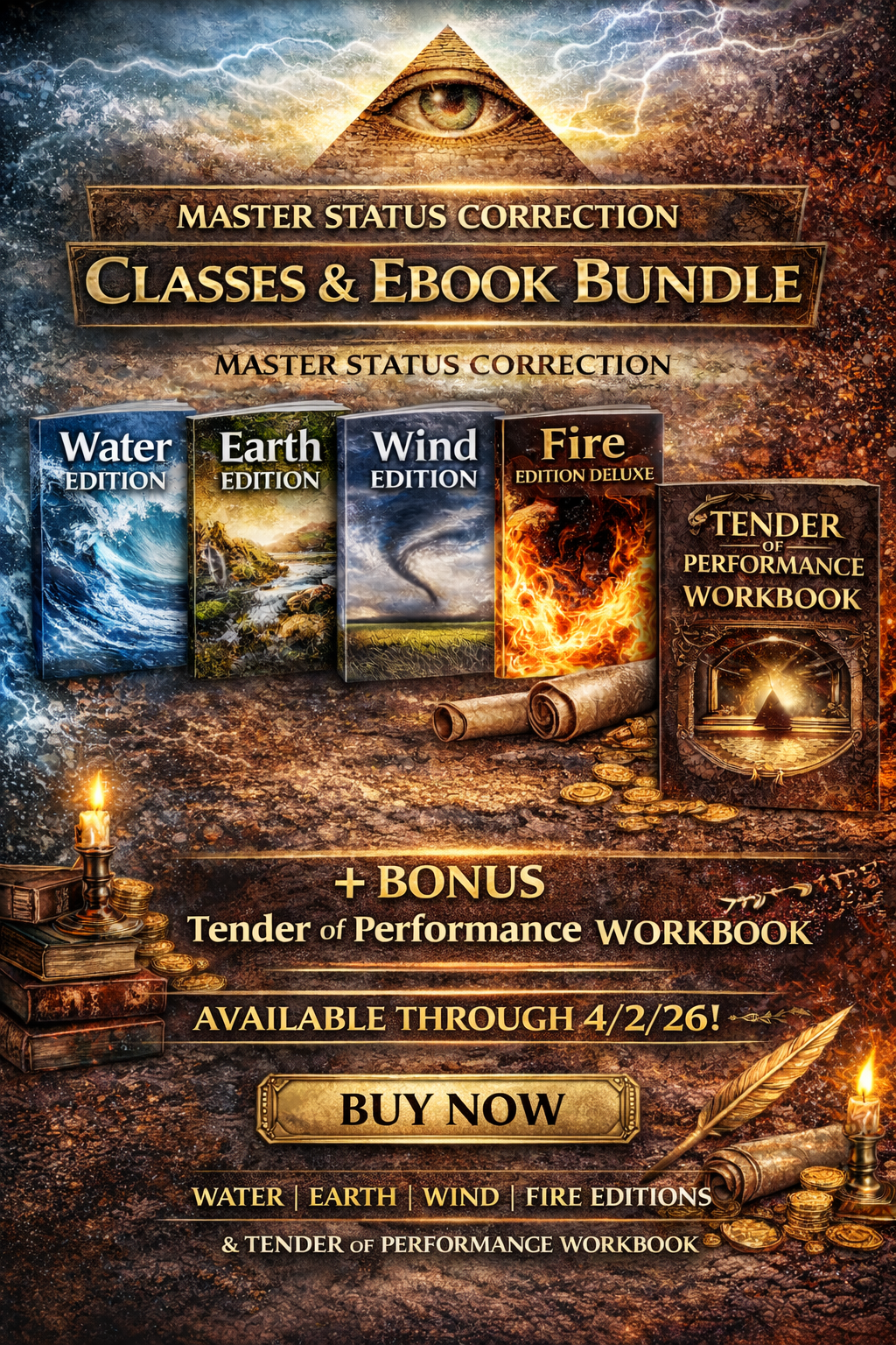 Status Correction: Power, Law & Money Blueprint Classes/Ebooks Bundle(Allow up to 72 hours for delivery of digital materials)