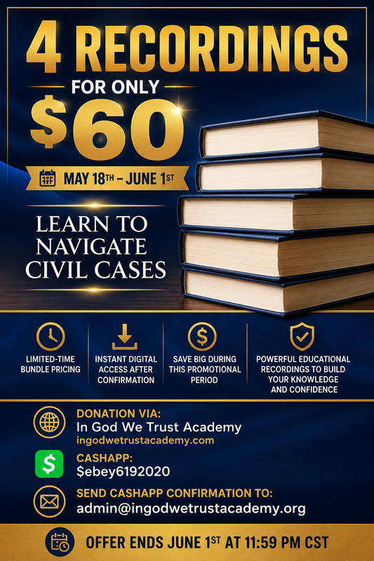 Learning to Navigate Civil Cases Parts 1-4 (Please allow up to 72 hours for digital materials to be delivered)