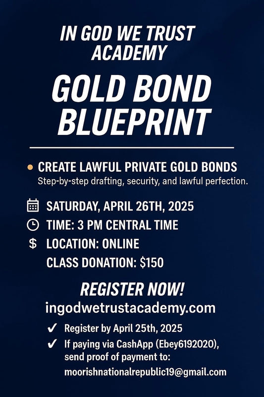 Gold Bond Blueprint Class 4/26/25  (Allow up to 72 hours for materials to be emailed).