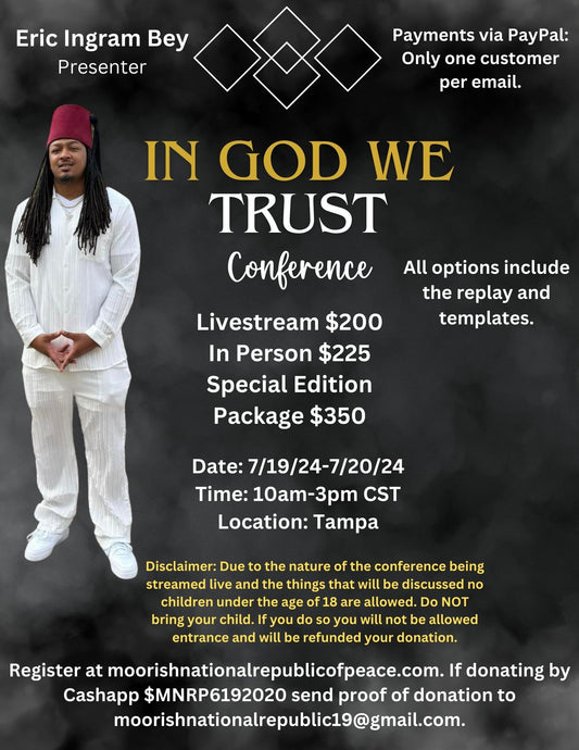 In God We Trust Conference-Tampa Replay + Templates (Non Refundable)