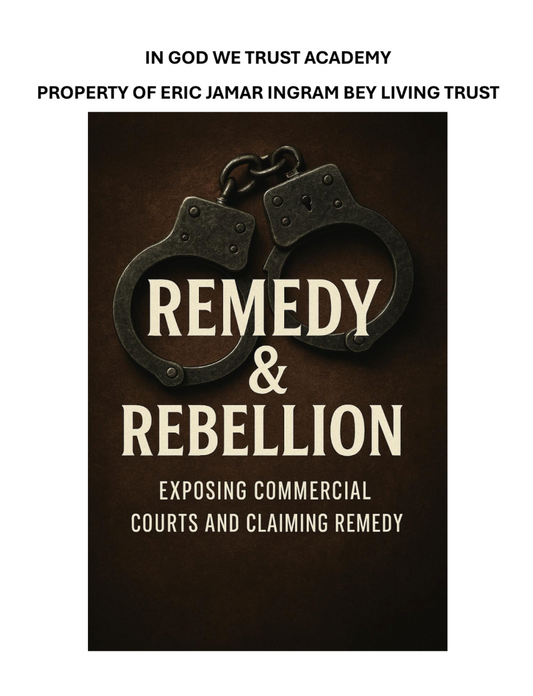 Remedy and Rebellion Ebook (Materials will be emailed within 72 hours)