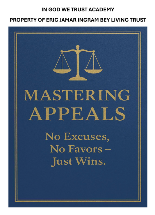 Mastering Appeals Ebook (Materials will be emailed within 72 hours)