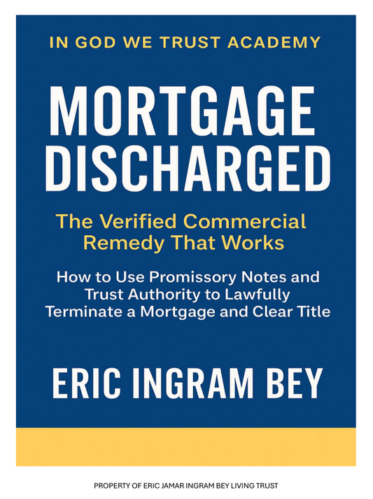 Mortgage Discharged Ebook (Materials will be emailed within 72 hours)