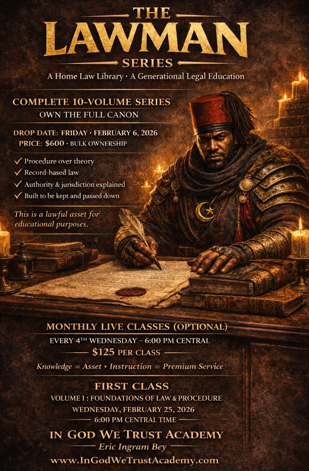 The Lawman Series: Complete 10 Volume Series available 2/6/2026