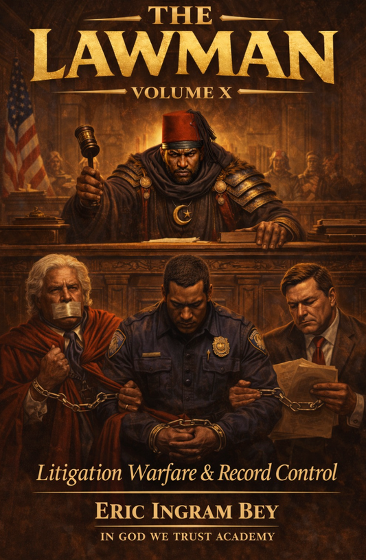 The Lawman Series: Volume 10 Litigation Warfare & Record Control Constitutional Enforcement includes Replay & Ebook11/25/26