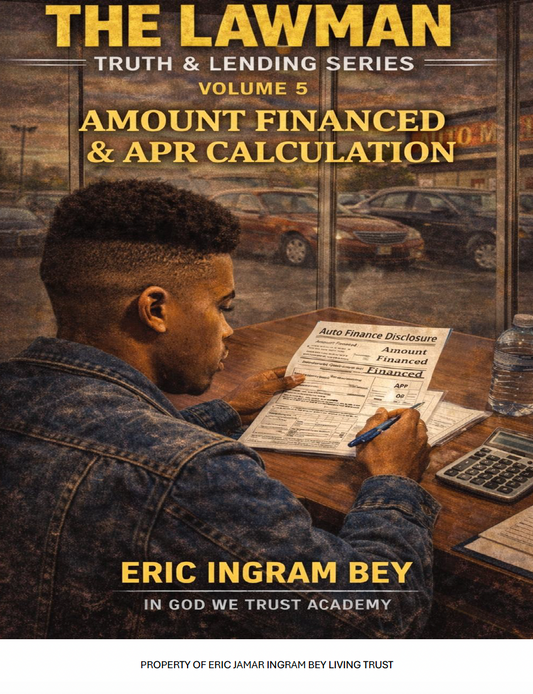 The Lawman Series: Finance Charges & Disclosure Triggers Ebook Volume 5