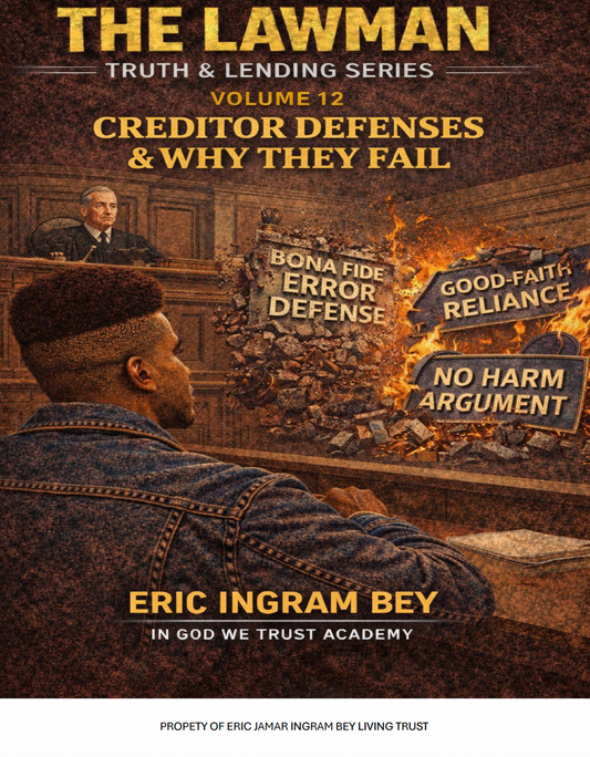The Lawman Series: Creditor Defenses & Why They Fail Ebook Volume 12