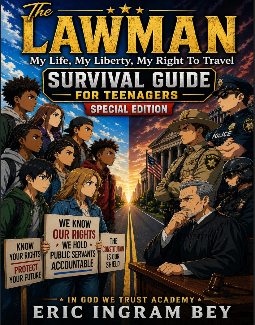 The Lawman: My Life, My Liberty, My Right to Travel — Survival Guide for Teenagers (Please allow up to 72 hours for delivery of digital materials).