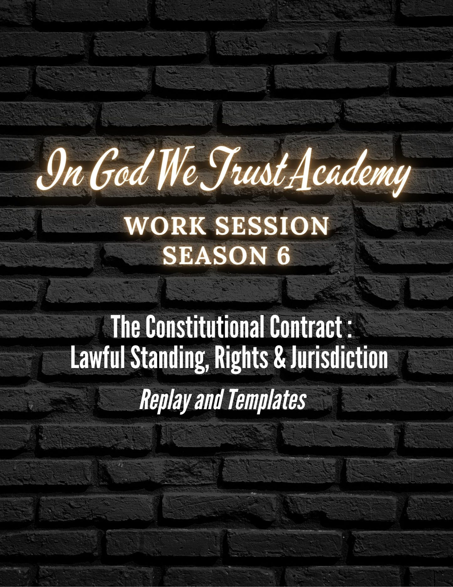 Constitutional Contract 5/28/25 (Materials will be emailed within 72 hours)